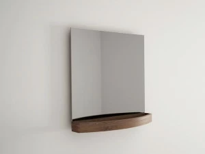 KARPENTER Настенное деревянное зеркало для ванной Miles