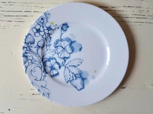 Francesca Colombo Фарфоровая десертная тарелка Azzurro d’estate
