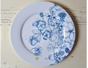 Francesca Colombo Фарфоровая тарелка Azzurro d’estate