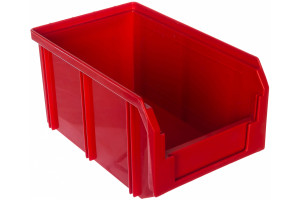 15491838 Пластиковый ящик 234х149х120мм, 3,8 литра, V-2-красный СТЕЛЛА-ТЕХНИК