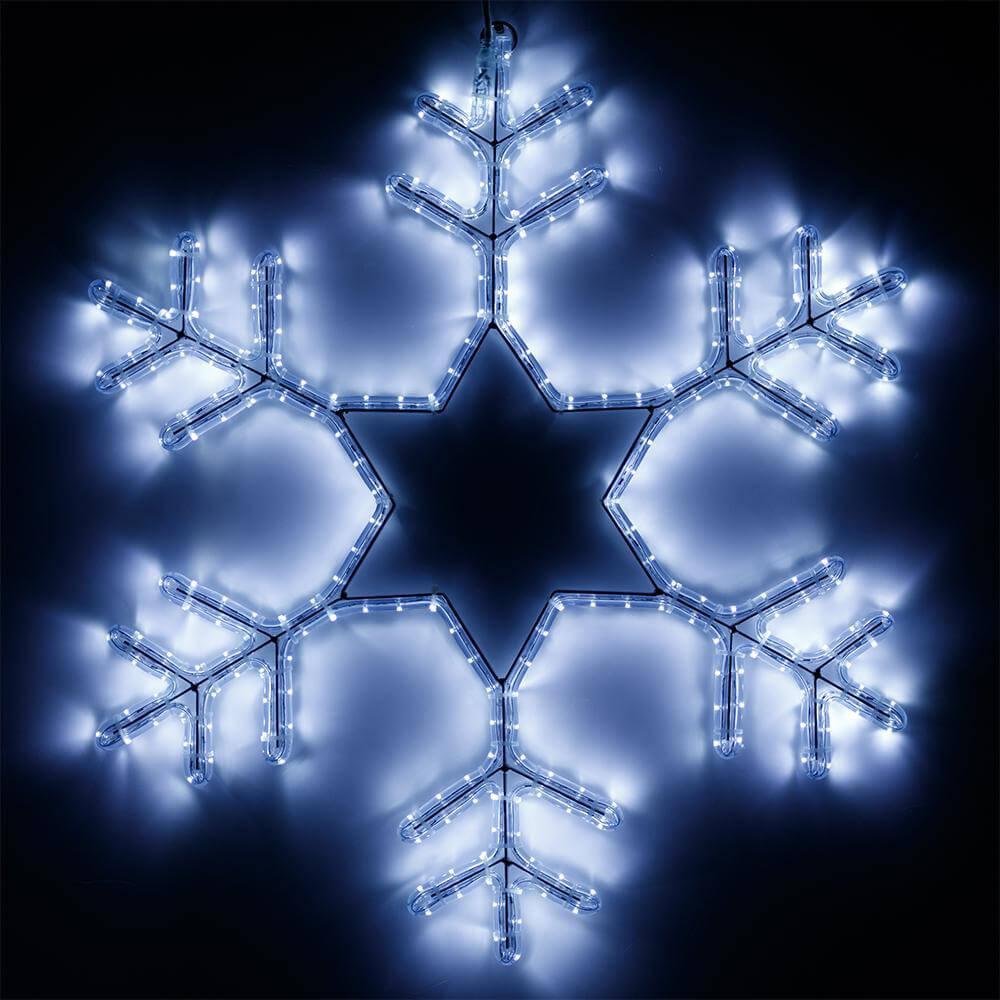025307 Светодиодная фигура ARD-Snowflake-M3-920X920-432Led White Ardecoled Снежинка