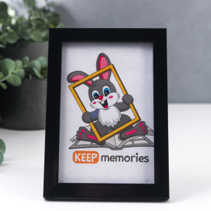 90334768 Рамка 5367323, 10х15 см, пластик, цвет черный Keep memories STLM-0189223 KEEP MEMORIES