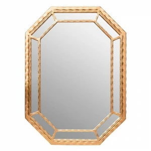 Зеркало золотое восьмиугольное вытянутое "Радиант" FOR MISS ДИЗАЙНЕРСКИЕ 263954 Золото