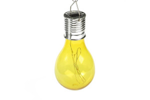 17796010 Садовый фонарь на солнечной батарее " Желтая", 5 led, пластик, на прищепке 2997290 LUAZON Лампочка
