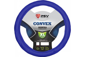 17868871 Оплётка на руль CONVEX синий, XL 115703 PSV