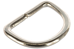 15916029 D-образное кольцо для ремня 25 мм, никелирован., 1 шт 356800 Стройбат