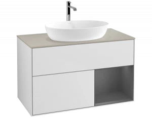 Villeroy&Boch Тумба под раковину Прямоугольная версия FA23GKMT Finion White Matt Lacquer