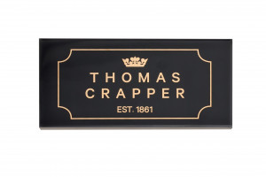 TCTINON Thomas Crapper Декоративная плитка с логотипом Onyx Thomas Crapper