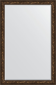 BY 3625 Зеркало с фацетом в багетной раме - византия бронза 99 mm EVOFORM Exclusive