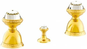 Bronces Mestre Смеситель для биде на 3 отверстия с кристаллами swarovski® Oman