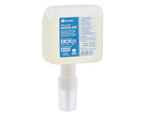 MTP204 ONE SENSITIVE пенное мыло, одноразовый сменный блок с пенообразующим насосом для автоматических дозаторов, 1000 г, парфюмерный аромат Merida