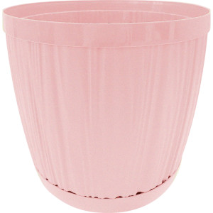 Горшок цветочный ø15.5 h14 см v1.8 л пластик розовый INGREEN Barcelona