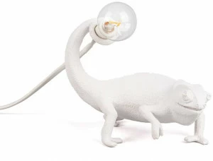 Seletti Светодиодная настольная лампа из смолы Chameleon