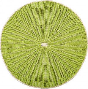 10623325 Harman Салфетка подстановочная круглая 38см "Пальмовый лист", зеленый Дерево