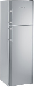 CTNesf 3663-22 001 Холодильники / 192x60x63, объем камер 250+60, no frost, морозильная камера сверху, нержавеющая сталь Liebherr