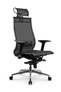 90668511 Офисное кресло Samurai TV-3.051 сетка цвет черный STLM-0330972 МЕТТА