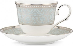10582490 Lenox Чашка чайная с блюдцем Lenox "Вестмор" 180мл Фарфор костяной
