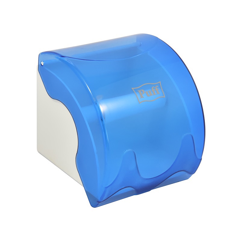 90195873 Диспенсер для туалетной бумаги 7105 1402.105 пластиковый цвет синий Puff-7105 STLM-0129065 PUFF