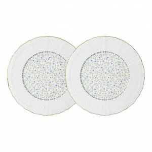 Тарелки фарфоровые десертные 2 шт белые "Грация" COLOMBO ГРАЦИЯ 00-3946468 Белый