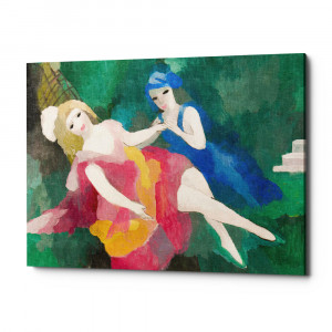 896518929_2628 Картина «Две девушки» (холст, галерейная натяжка) Object Desire