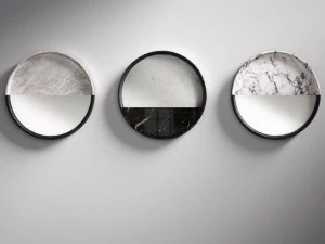ROSSATO ARREDAMENTI Круглое настенное зеркало из мрамора Home Rhc-14