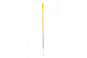 16404839 Профессиональная ручка для швабры алюминиевая с резьбой, жёлтый 140см 530214-03 CISNE