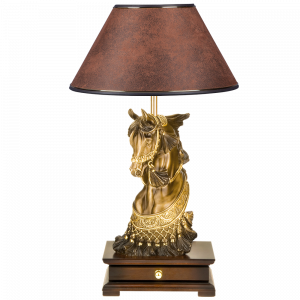 33007/1,34013 Настольная лампа с бюро Лошадь императора Шоколад BOGACHO