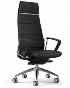 Ares Line Поворотное кресло руководителя с регулируемой высотой и подголовником Trendy family