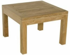 Il Giardino di Legno Низкий квадратный деревянный столик для сада Savana 458