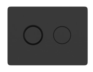 A63839 Кнопка CIRCLE пневматическая пластик черный матовый Cersanit ACCENTO