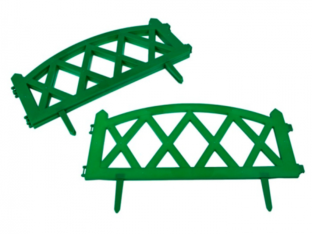 Забор декоративный "MODERN" №4, 5 шт, длина 3 метра, зелёный ГеоПластБорд