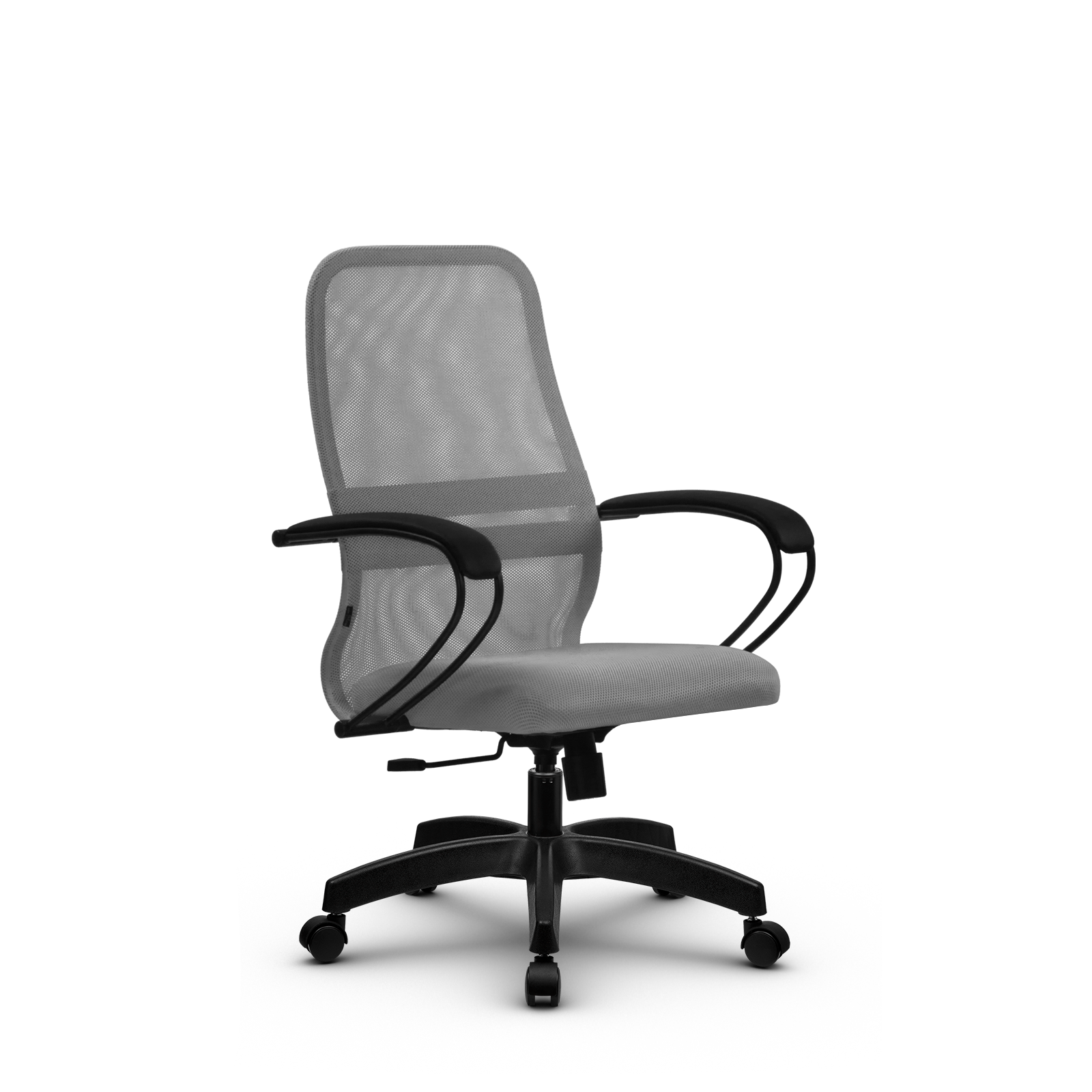 90488600 Офисное кресло Su z312452457 прочный сетчатый материал цвет светло-серый STLM-0248478 МЕТТА
