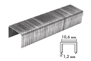 15738550 Скобы прямоугольные Тип 140 (1000 шт; 8 мм) 85822 тов-075411 Biber