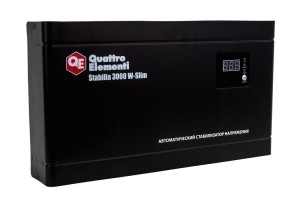 15497206 Настенный стабилизатор напряжения Stabilia 3000 W-Slim 640-537 QUATTRO ELEMENTI