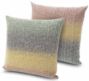 MissoniHome Подушка из жаккарда букле с затемненным фоном Dolomiti