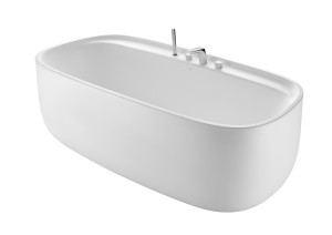A248453000 Овальная ванна SURFEX® с отверстиями под смеситель со сливом ROCA Beyond