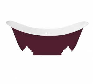 Gentry Home Bexley Cast iron bathtubs with feet Ral 4004 GH100913