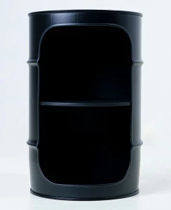 Бочка-шкаф декоративная металлическая черная Xt Black STARBARREL  00-3895256 Черный