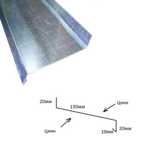 90721368 Отлив 150х2000мм цвет цинк STLM-0354708 АРТСТРОЙСИТИ