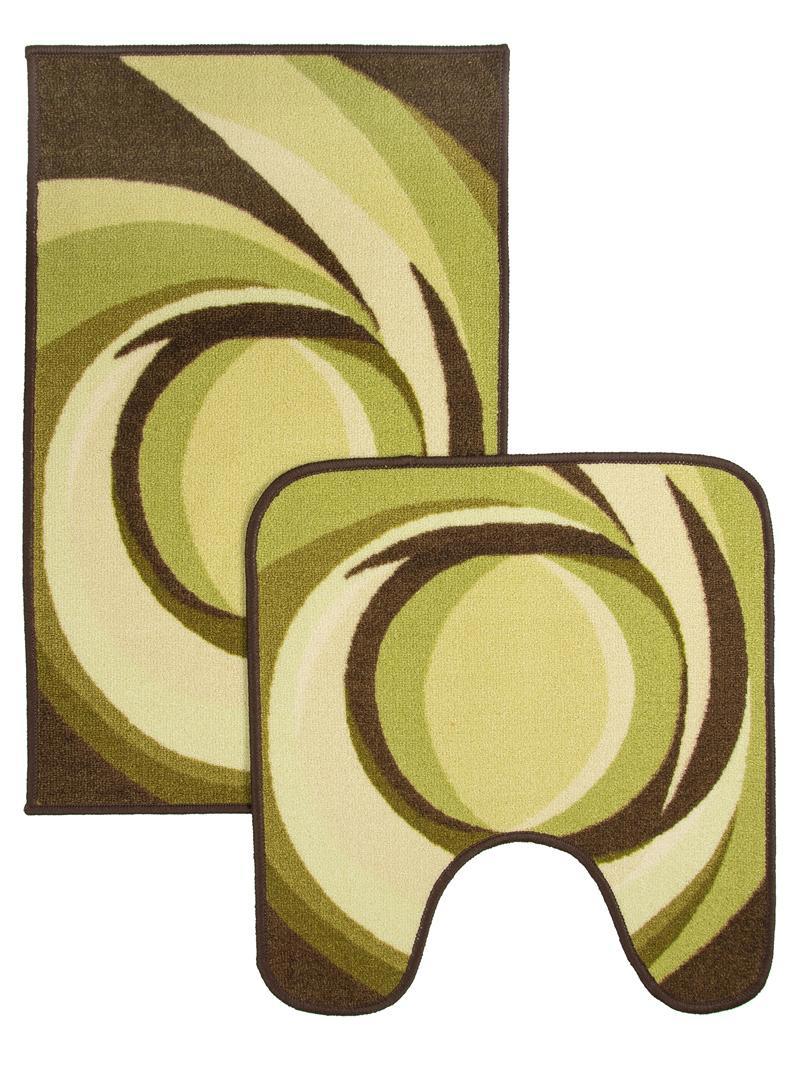 90256167 Комплект ковриков для ванной 25835 80х57см цвет зеленый Нью Соса SMR STLM-0152300 CLEOPATRA