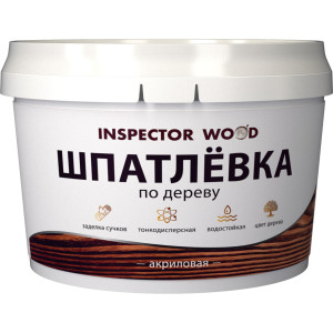 Шпатлевка по дереву Inspector Wood цвет белый 1 кг VGT