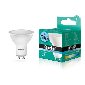 Светодиодная лампа LED5-GU10/845/GU10 10957 CAMELION