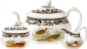 10649587 Spode Набор чайный Spode Английские охотничьи мотивы, 3 предмета Фаянс