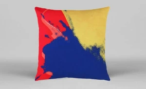 HENZEL STUDIO Квадратная подушка в стиле поп-арт с узором из ткани Henzel studio heritage: andy warhol / art pillows Aw06