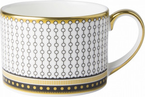 10650445 Royal Crown Derby Чашка чайная Royal Crown Derby "Вибрации" (Oscillate, Onyx) 255мл Фарфор костяной