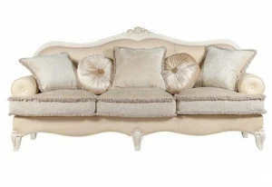 Arrediorg.it® 3-х местный кожаный диван с обивкой Florence R201-3 sofa