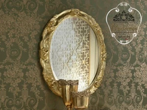 Modenese Gastone Овальное настенное зеркало Deluxe