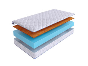 90878496 Матрас FLEX PLUS 14 Cocos 130x190 см беспружинный STLM-0416934 SKYSLEEP