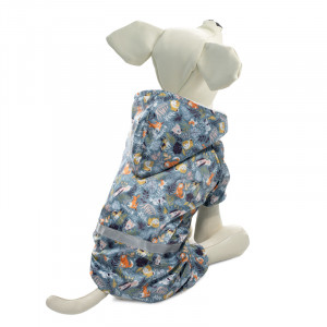 ПР0058617 Костюм-дождевик для собак со светоотражающей лентой Зверята S, размер 25см TRIOL