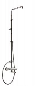 01-0970-CR CARIMALI Риголетто телескопическая с одинарной душевой стойкой с изливом